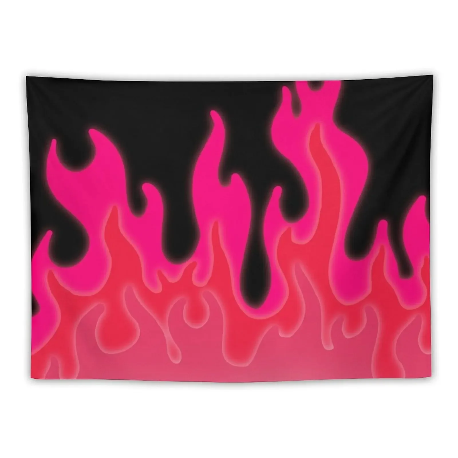 

Flames in Reddish Pink! Tapestry Home Decoration Tapete For The Wall Home Decorations Decor For Room Tapestry