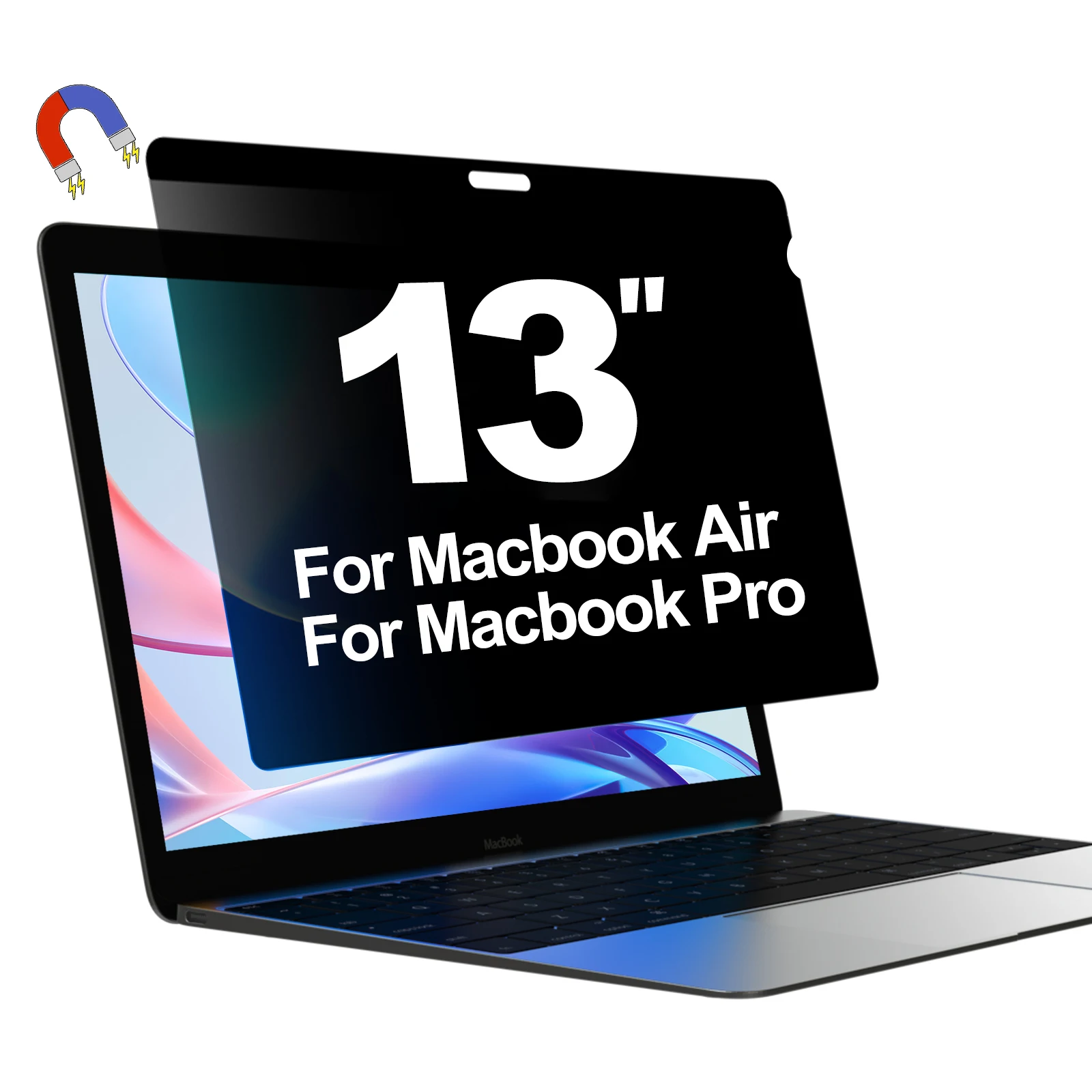 

Magnetic Removable Screen Filter for MacBook pro 13 Inch (2016-2022, M1, M2) And MacBook Air 13'' (2018-2021, M1)