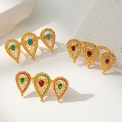 Big Size Gold Plated Wedding Ring Free Size Middle East Arabic Women Jewelry Ring Bands for Couple Bridal Accessory