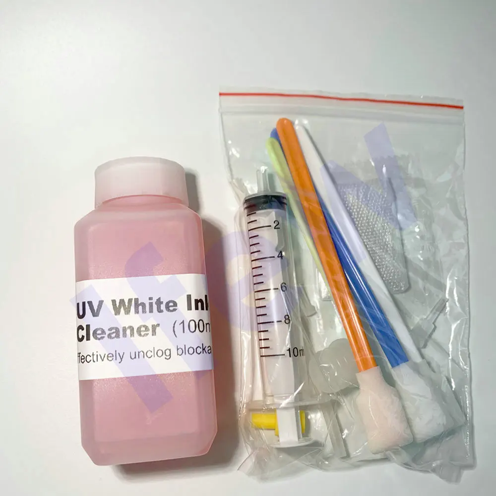

UV Ink Cleaner Cleaning Liquid UV Solution Kit for Epson Roland Ricoh Seiko Print Head Printhead Washing Clean Washer Tool Set