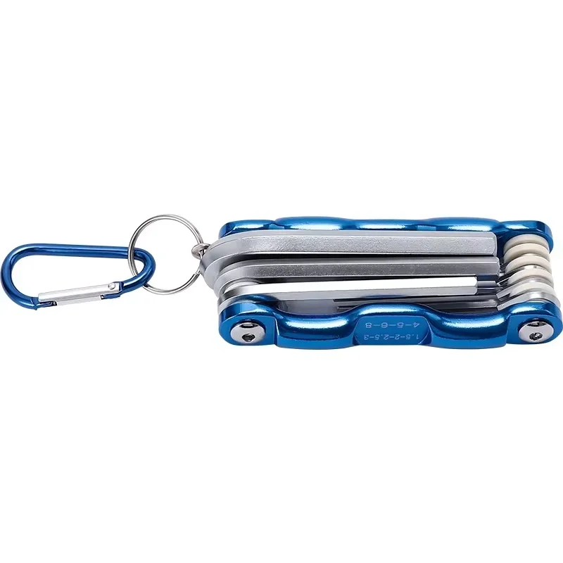 Imagem -03 - Folding Allen Wrench Grupo Metric Key Conjunto Tool Folding Tamper Proof Torx Key Grupo Kit Chave Estrela Portátil em