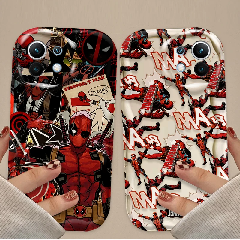 Case For Xiaomi 14T 13T 12T 13 12 11 11i Lite 5G 10T POCO X5 X6 Pro X3 NFC X4 GT F3 F4 F5 F6 M6 M5S Marvel Spider Man Back Cover