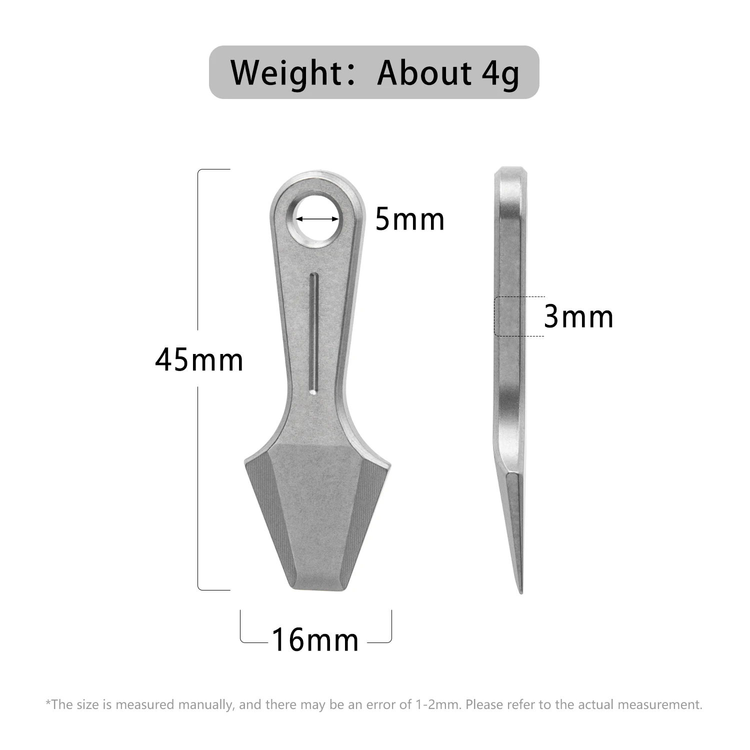 Heavy Duty Pocket Mini Pry Bar Every Day Carry Small Titanium Keychain Multitool Utility Unparcel Crowbar DIY Industrial Grade