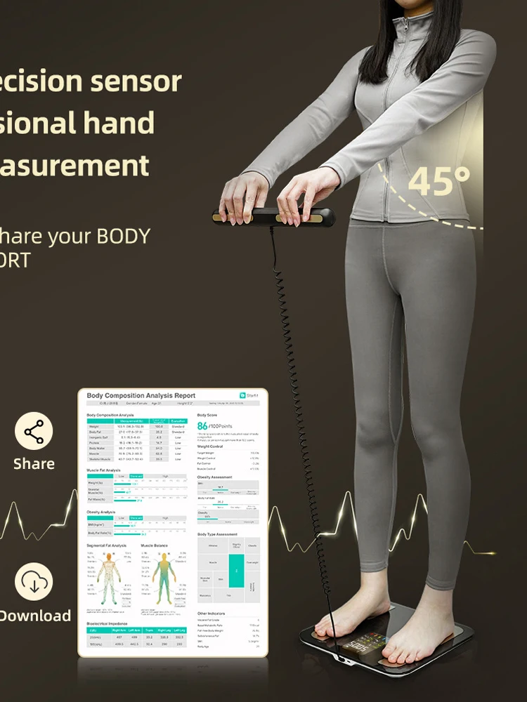 Latest 2024 unique designs digital body weight scales for fat analysis