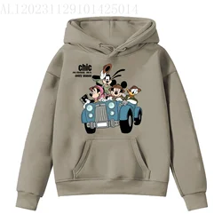 Hoodies de Mickey infantil, hoodies casuais infantis, na moda, novo, 2024