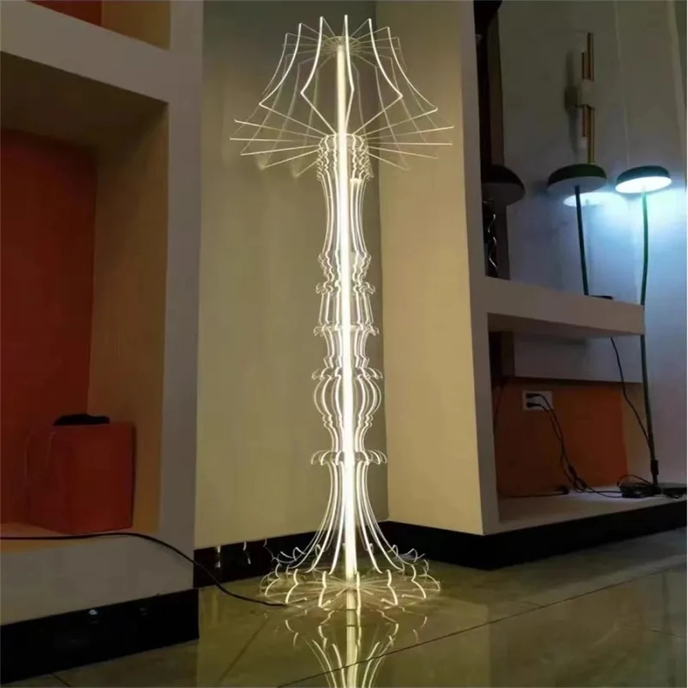 

Modern Design Lumind Floor Lamps Antique Acrylic shade Floor Lighting,Lustre Decoration Table Lamp for Living Room Bedroom