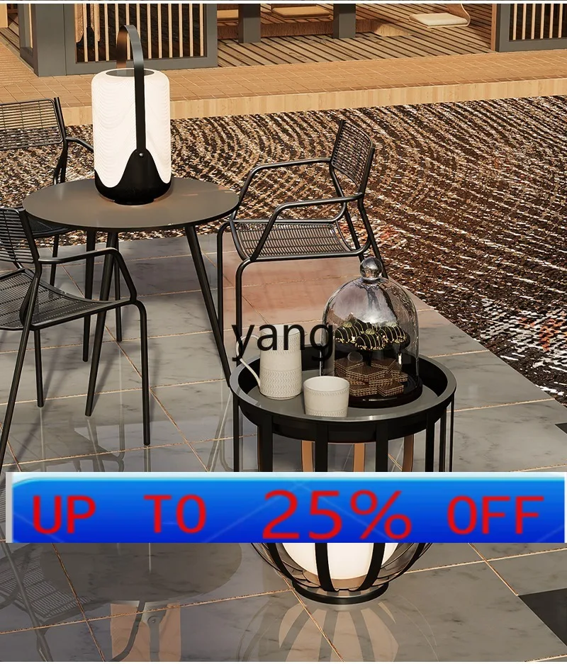

CX Garden Courtyard Outdoor Decoration Indoor Balcony Flower Stand Tea Table Landscape Furnishing Articles