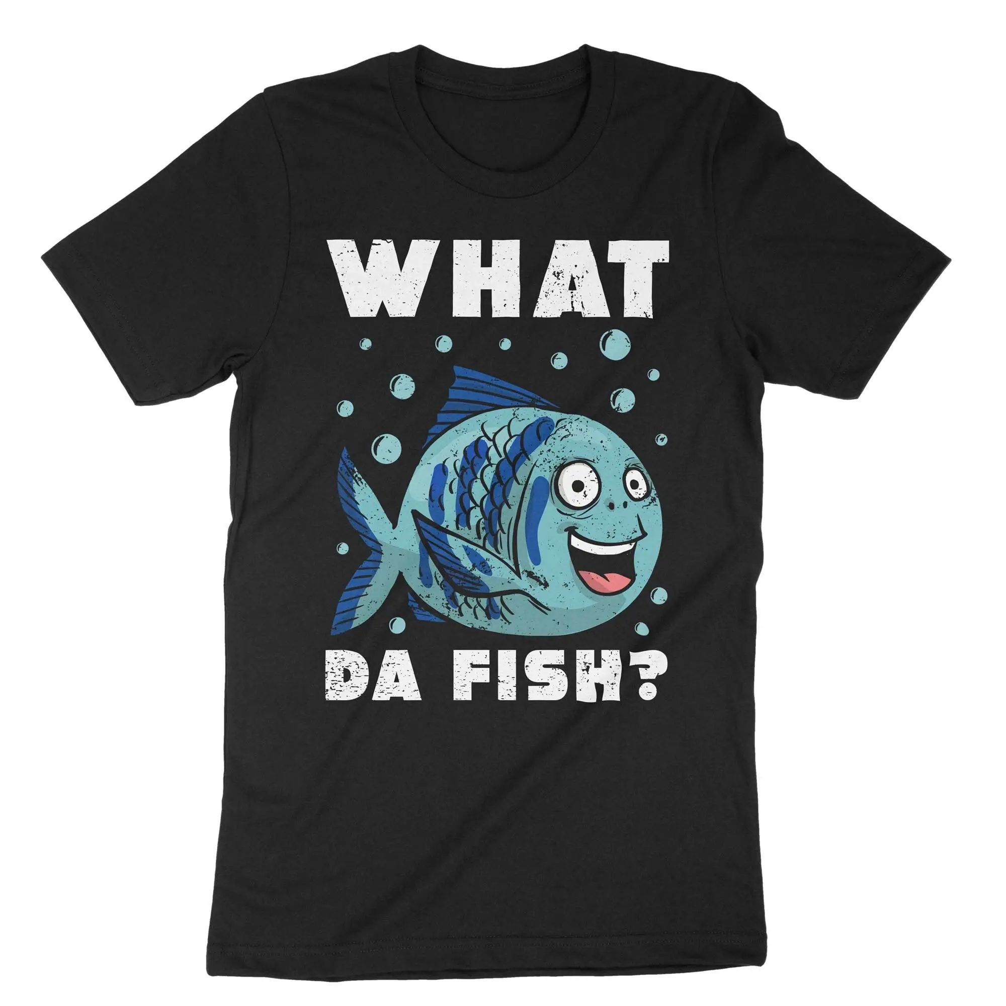 What Da Fish T Shirt Fishkeeper Keeping Lover Funny Fishing Fisherman Fishermen