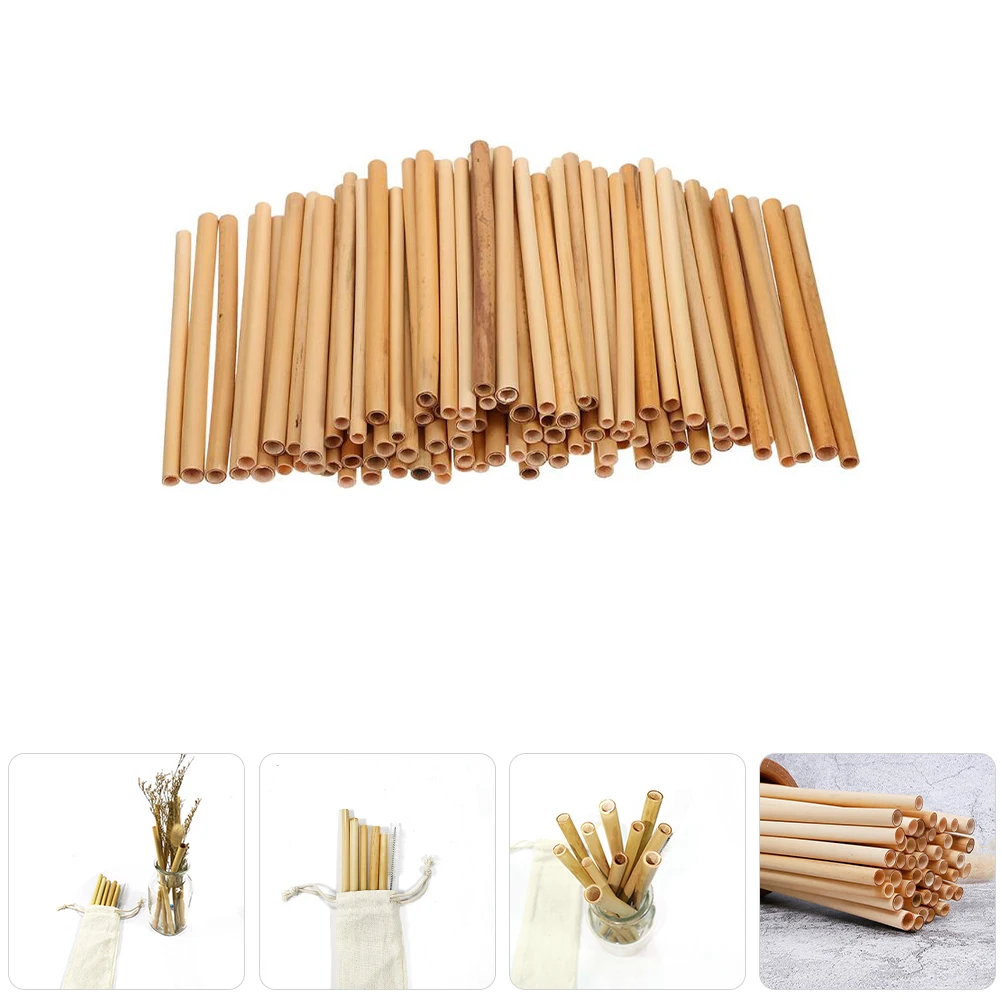 

50pcs Natural Straws 15cm Smoothie Cocktail Coffee Reed Drinking Straws Straw Party Drinking Juices Shakes Iced Beverages