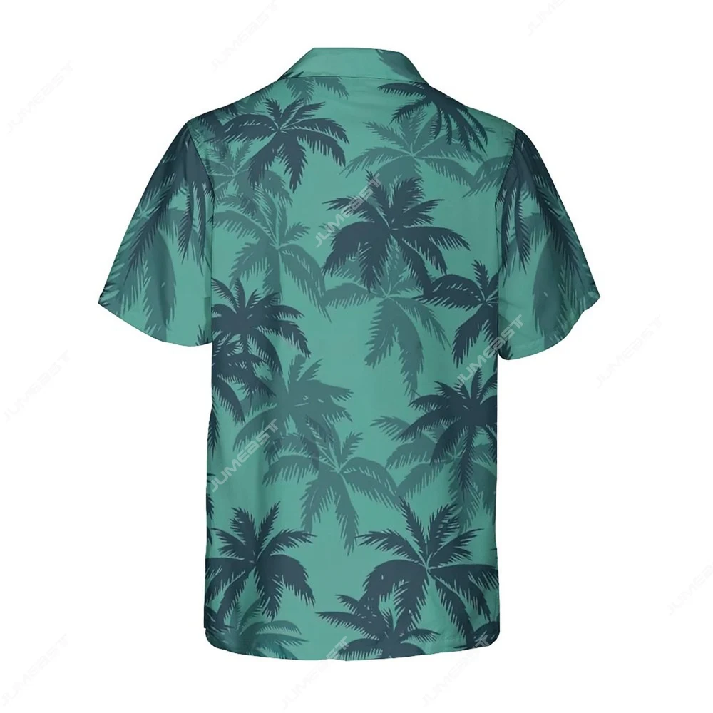 Jumeast 3D Printed Palm Leaf Game Character Hawaiian Aloha Shirts For Men Beach Flower Women Blouse Unisex Baggy Clothes Cosplay