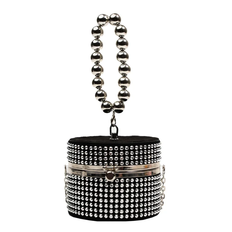 

Luxury Rhinestone Pearl Wedding Clutch | Sparkly Stage Performance Evening Bag | Elegant Women's Banquet Party Purse Handbag