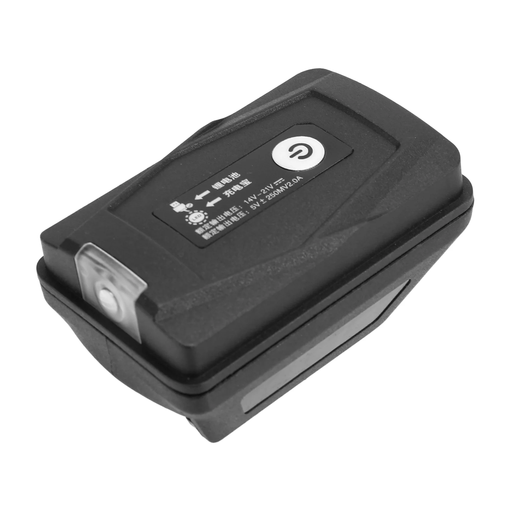 

MSOR Adapter Light Lamp Flashlight Torch USB Mobile Phone Charger for Worx Orange 4 Pin Socket 20V Li-Ion Battery Power Bank