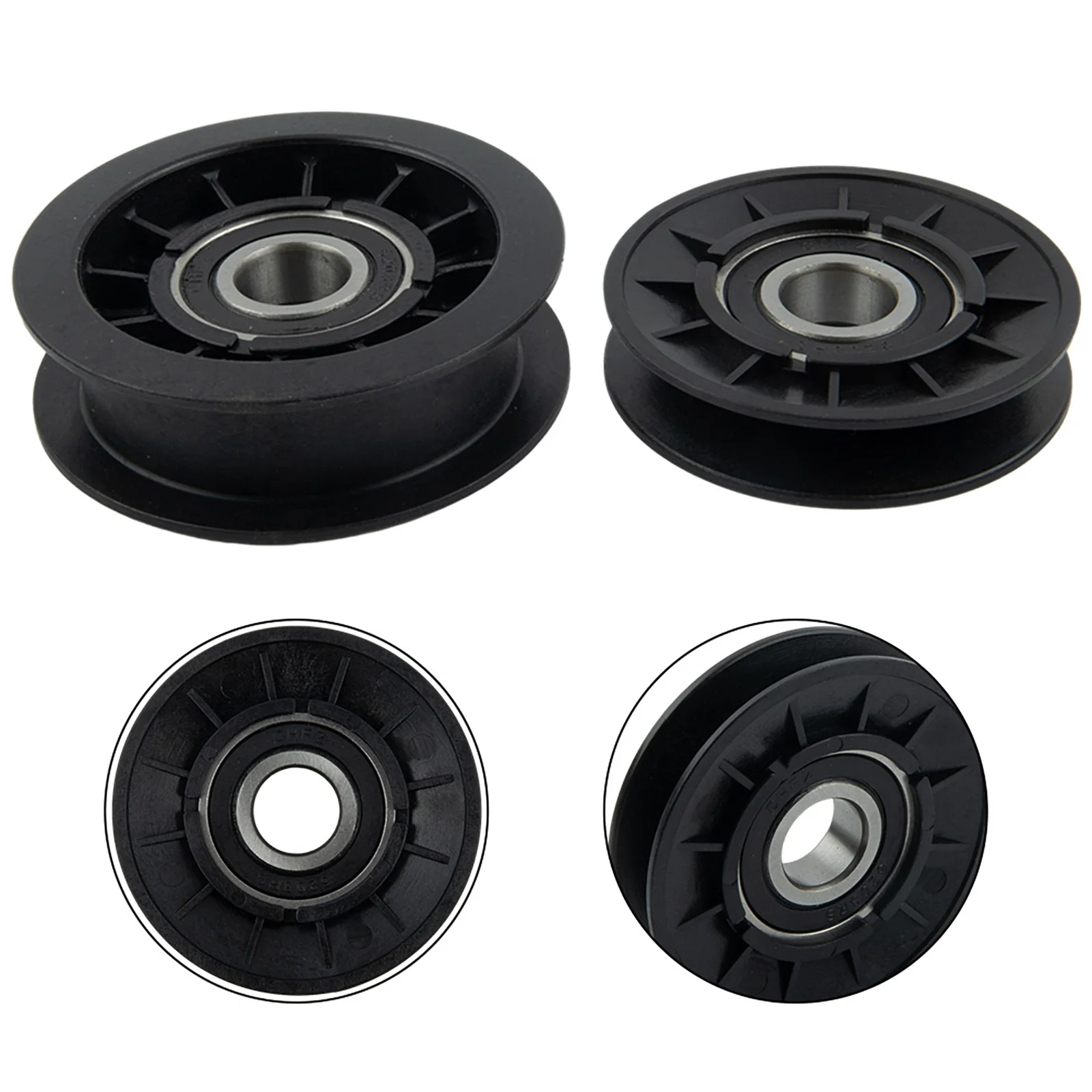 GX20286GX20287 Idler Pulley Set, GX20286A, 2 7/8 OD, 5/8 ID, 7/16 Wide, 3 3/8 OD, 5/8 ID, 1 Wide for Easy Installation