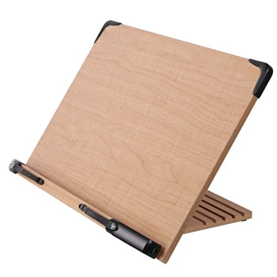 

BS2500 Large 16x10.5 Portable Adjustable Foldable Bookstand Holder for Reading Hands Free Large Thick Heavy Textbooks Cookbooks
