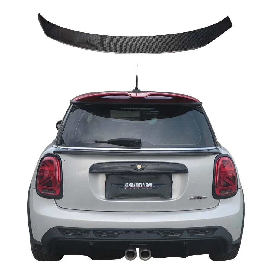 

NEW Carbon Fiber Center Rear Spoiler Tail Wing for MINI JCW Cooper S F56 Accessory Body Kit