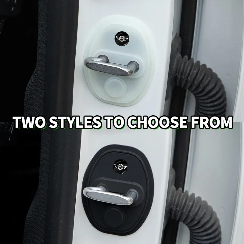 

4pcs Car Styling Auto Protect Door Lock Cover Stickers Accessories Case For Mini Cooper R50 R52 R53 R55 R56 R60 R61 F54 F55 F56