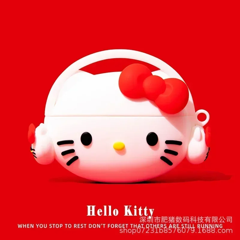 Clearance_Sanrio Airpods Protective Shell My Melody Hello Kitty Kawaii Cute Apple Wireless Bluetooth Earphone1 2 3 Pro Case Girl image 6