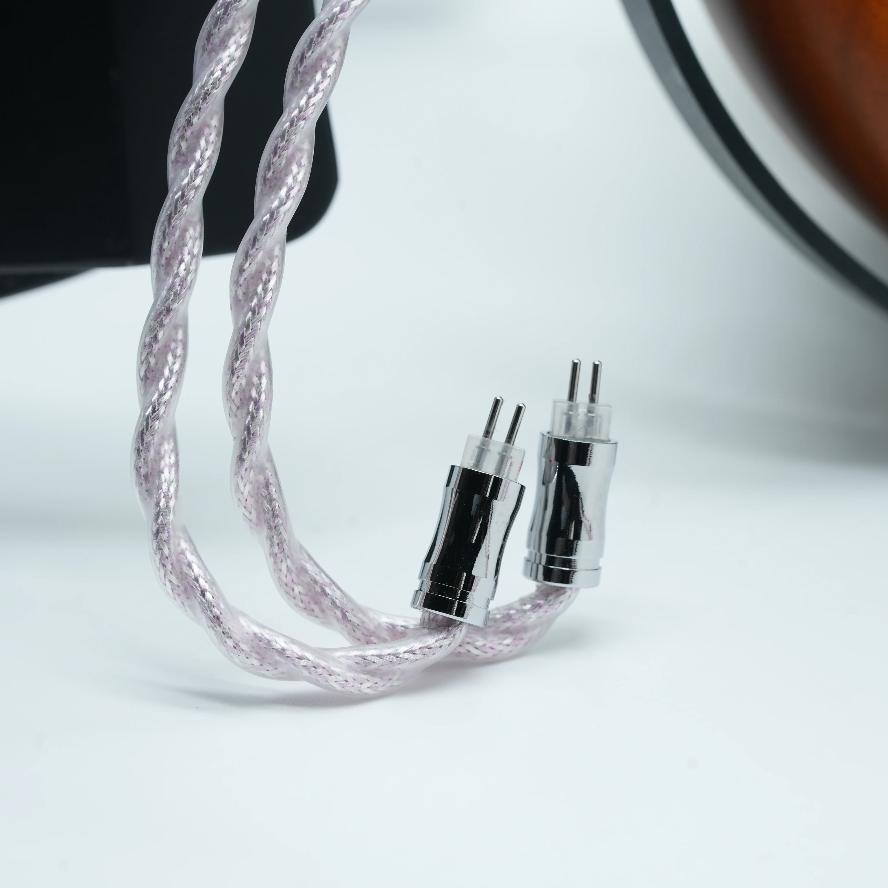 XINHS HG Pro HiFi-Kopfhörer-Upgrade-Kabel, 3,5 mm, 4,4 mm, 0,78 mm, 2-polige rhodiumbeschichtete Steckerstifte, kompatibel mit MOONDROP ARIA 2 LAN II – Detail 12