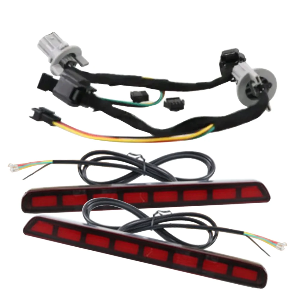 

1 Pair 12V Square Rear Bumper Reflector LED Fog Light Tail Lamp IP67 Waterproof Fit for Honda CR-V CRV 2024 2023