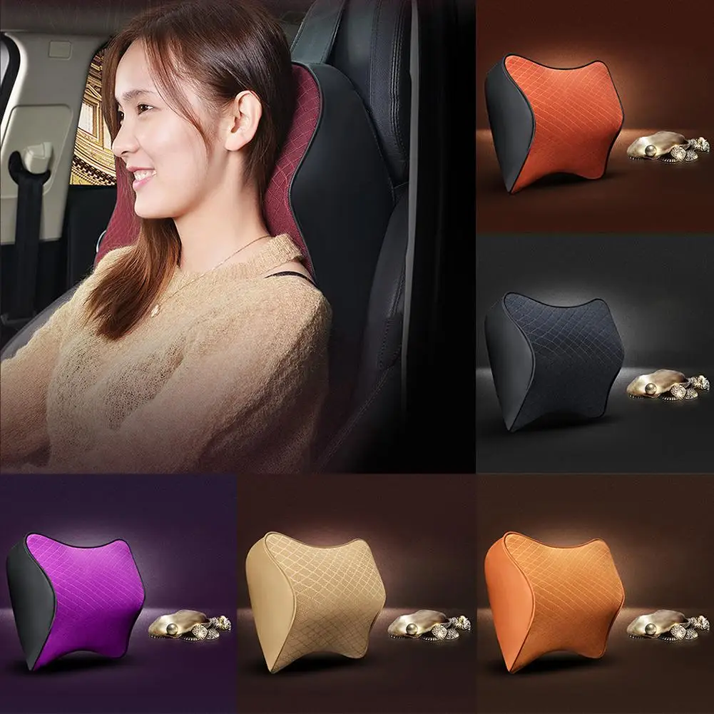 

Neck Pillow Ergonomic Design Anti-scratch Wear Resistant Zipper Relieve Pain Memory Foam Super Soft Headrest Cushion For Car