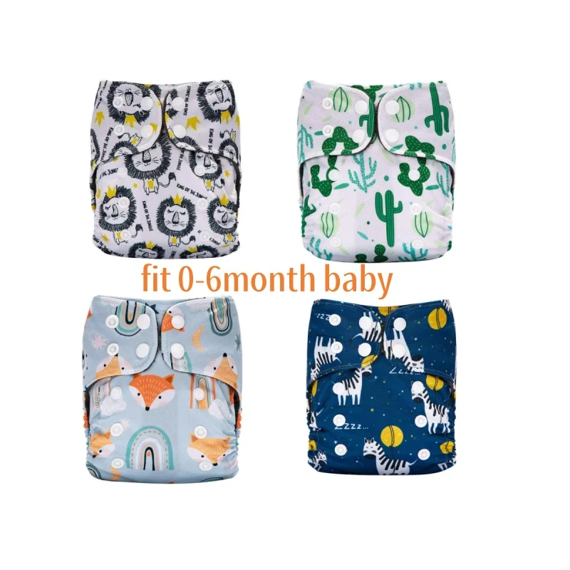 

Детские тканевые подгузники для новорожденных, моющиеся многоразовые экологические бамбуковые угольные детские тканевые тренировочные штаны, регулируемые тканевые подгузники