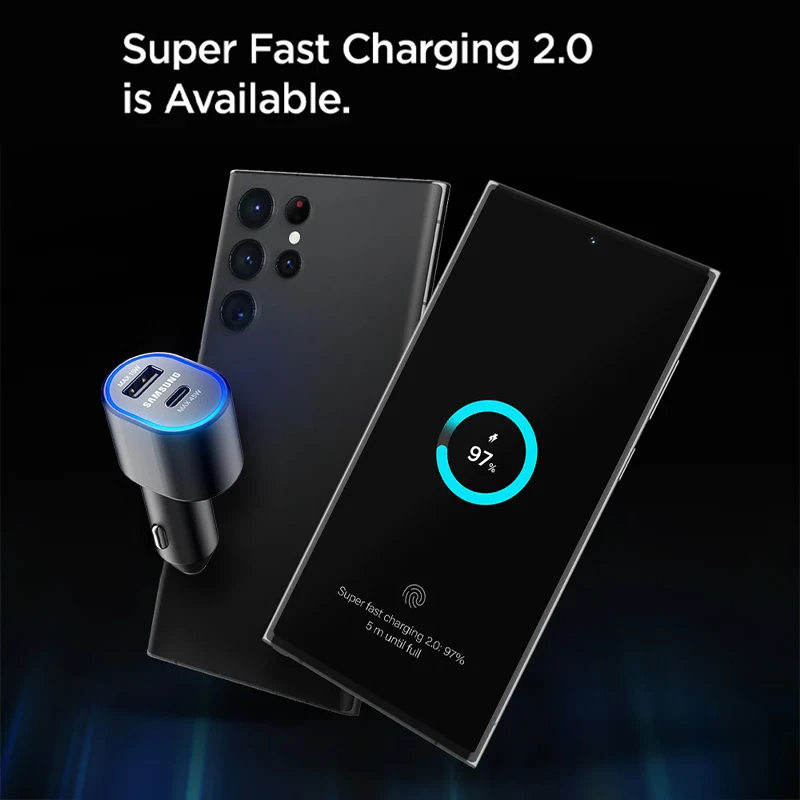 EP-L5300 Fast Samsung Car Charger Type C 45W 15W S25 FE S25 S24 Ultra Plus S20 S22 S23 A56 A15 A12 A34 A52 A14 Z Fold Z Flip 7 6 - náhled 2