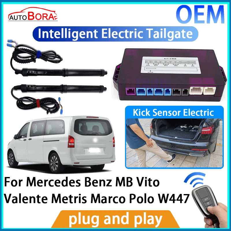 

Intelligent Electric Tailgate Automatic Lifting Kit Remote Control Opener for Mercedes Benz MB Vito Valente Metris Marco PoloW47