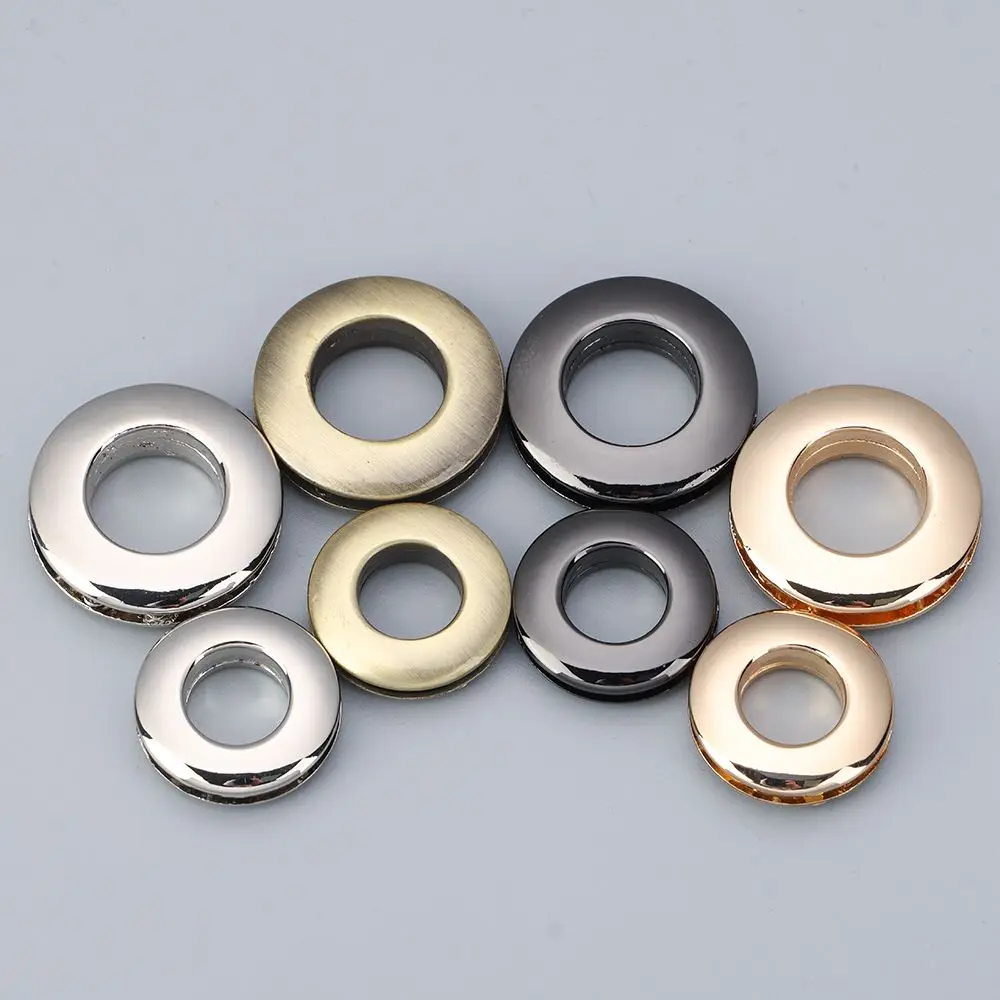 DIY Bag Alloy Grommets Leathercraft Luggage Hardware Alloy Hole Eyelet Button Metal Eyelets Handbag Buckle