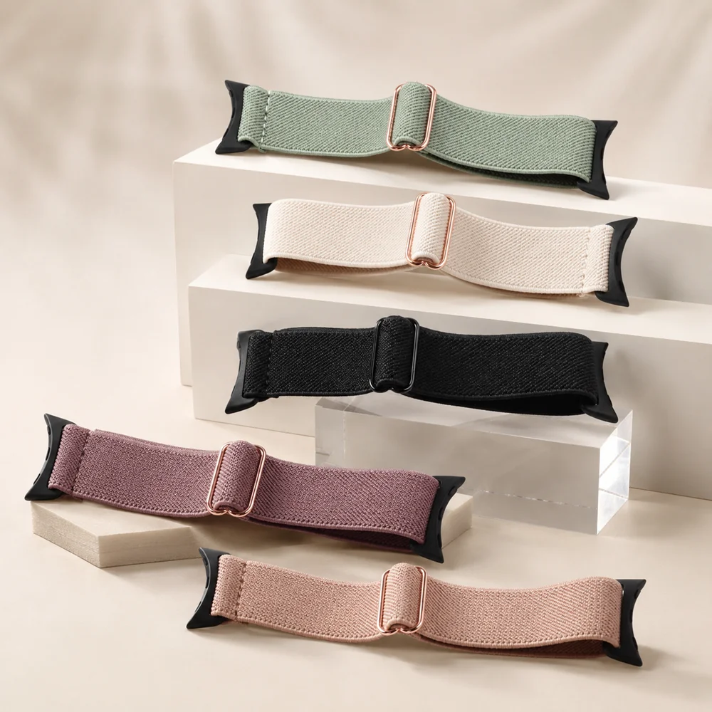 Stretchy Nylon Band For Google Pixel Watch5/4/3/2/1 Band 41mm 45mm Sport Wristband SmartWatch Accessories for Google Pixel Watch