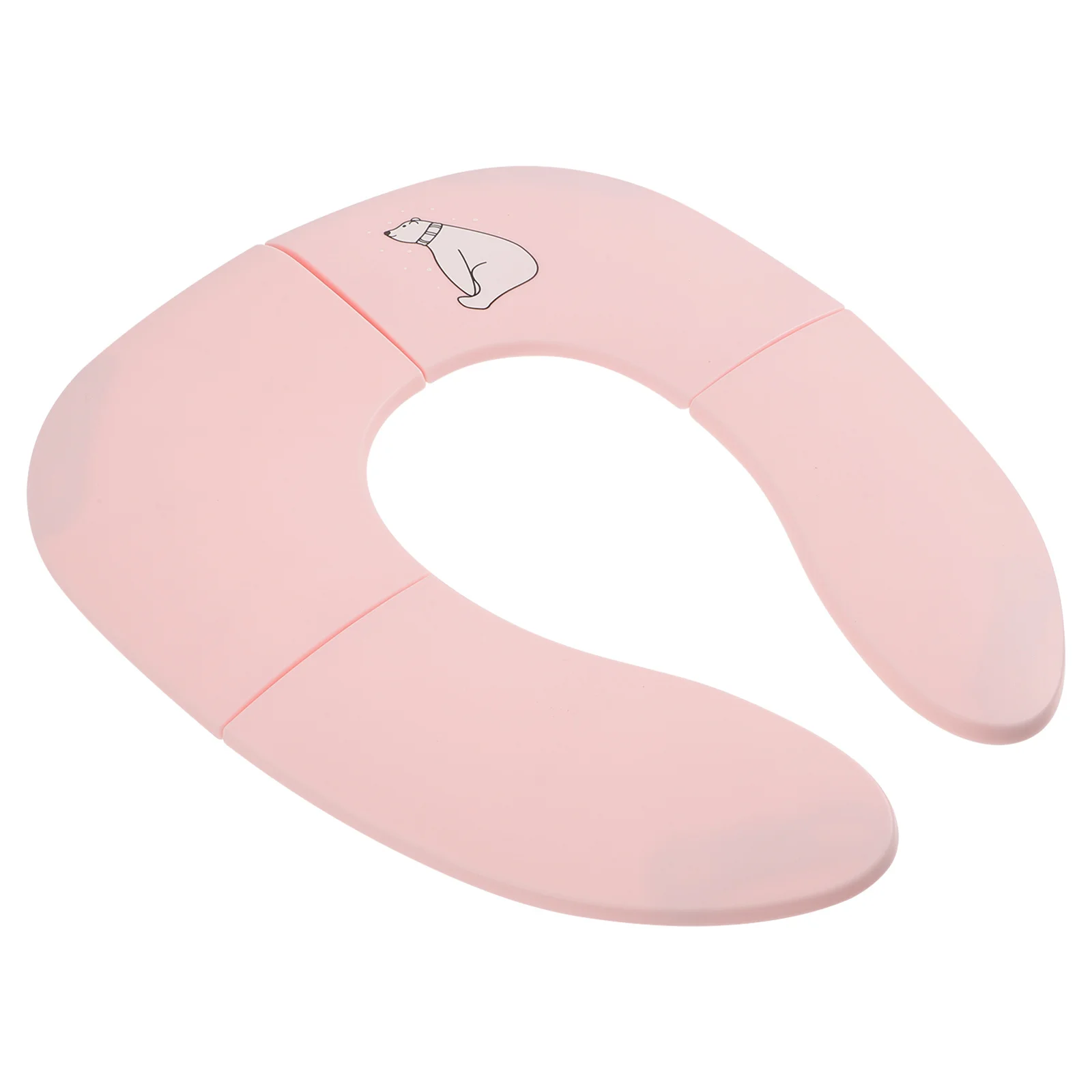 غطاء مقعد المرحاض قابل للطي، حلقة تدريب محمولة متعددة الوظائف للأطفال، خفيفة الوزن، متينة، عملية ومشرقة