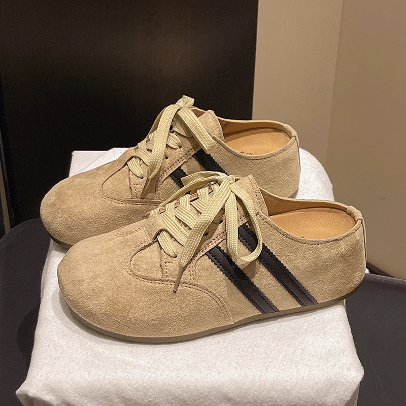 الصيف النساء البغال أحذية الشقق منصة النعال صناديل للنساء مصمم 2025 الاتجاه الوجه يتخبط أحذية رياضية كاجوال لينة Zapatos Muje #3