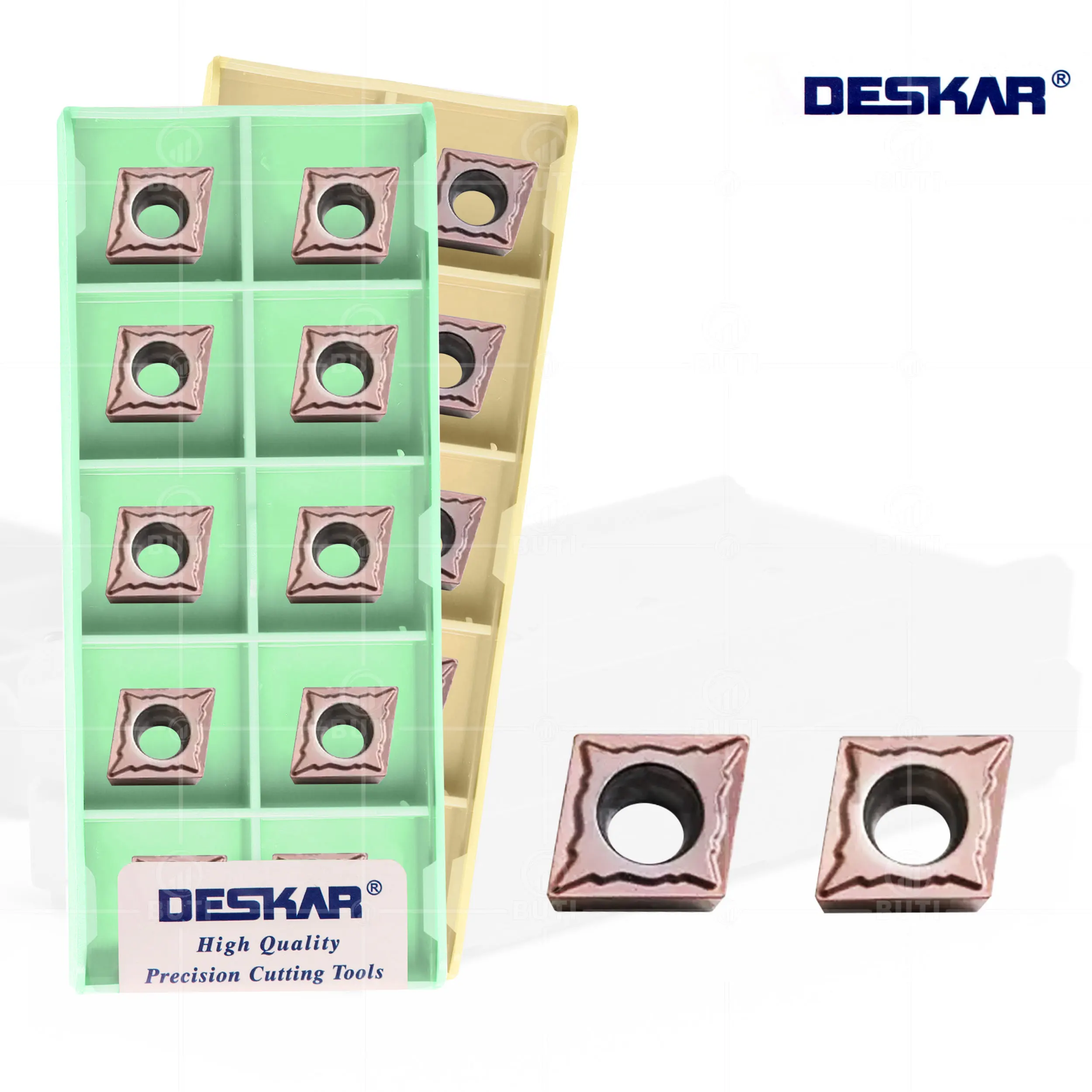 DESKAR 100% Oryginalne, Wysokiej Jakości Narzędzie Tokarskie CCMT060202 LF6118 CCMT060202 LF6018 Płytki Tokarskie do Nierdzewnej Stali