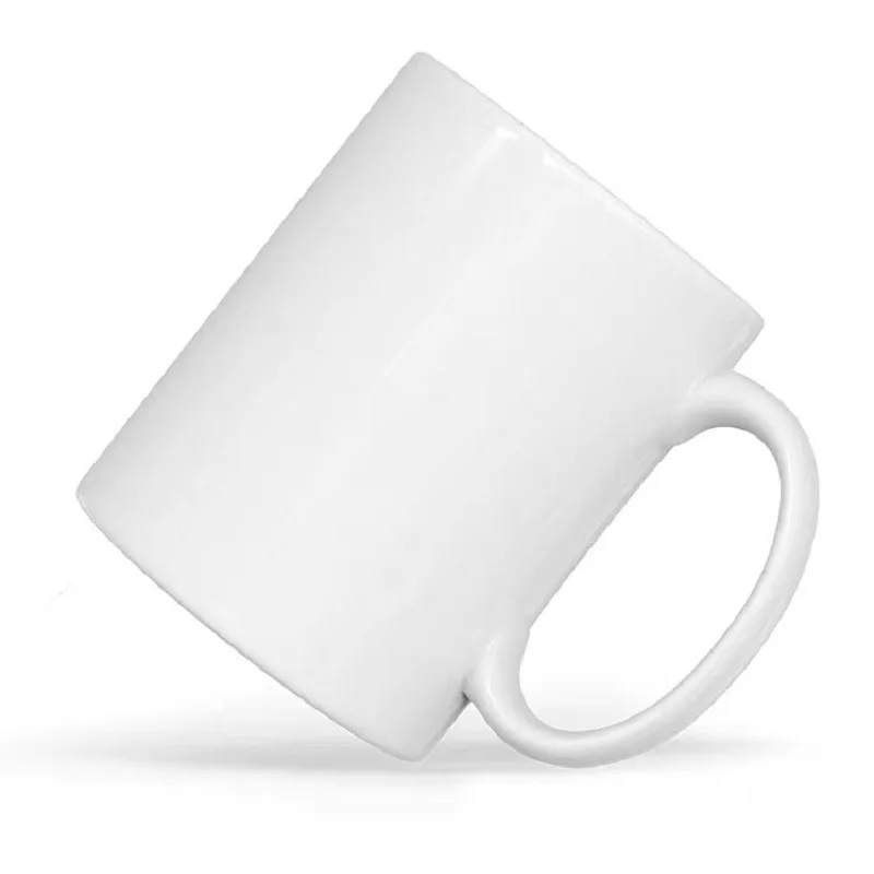 11Oz Porcelain Plain Blank White Custom Logo Craft Painting For Sublimation Ceramic Cup Tea Coffee Water Drink Mug With Gift Box