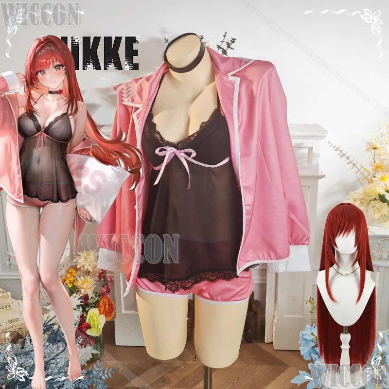 

Rapi Cherished Red Hood Outfit Goddess Victory Game Косплей Сексуальное пижамное платье Женское событие Взрослые Игры Парик Navidad Carnaval