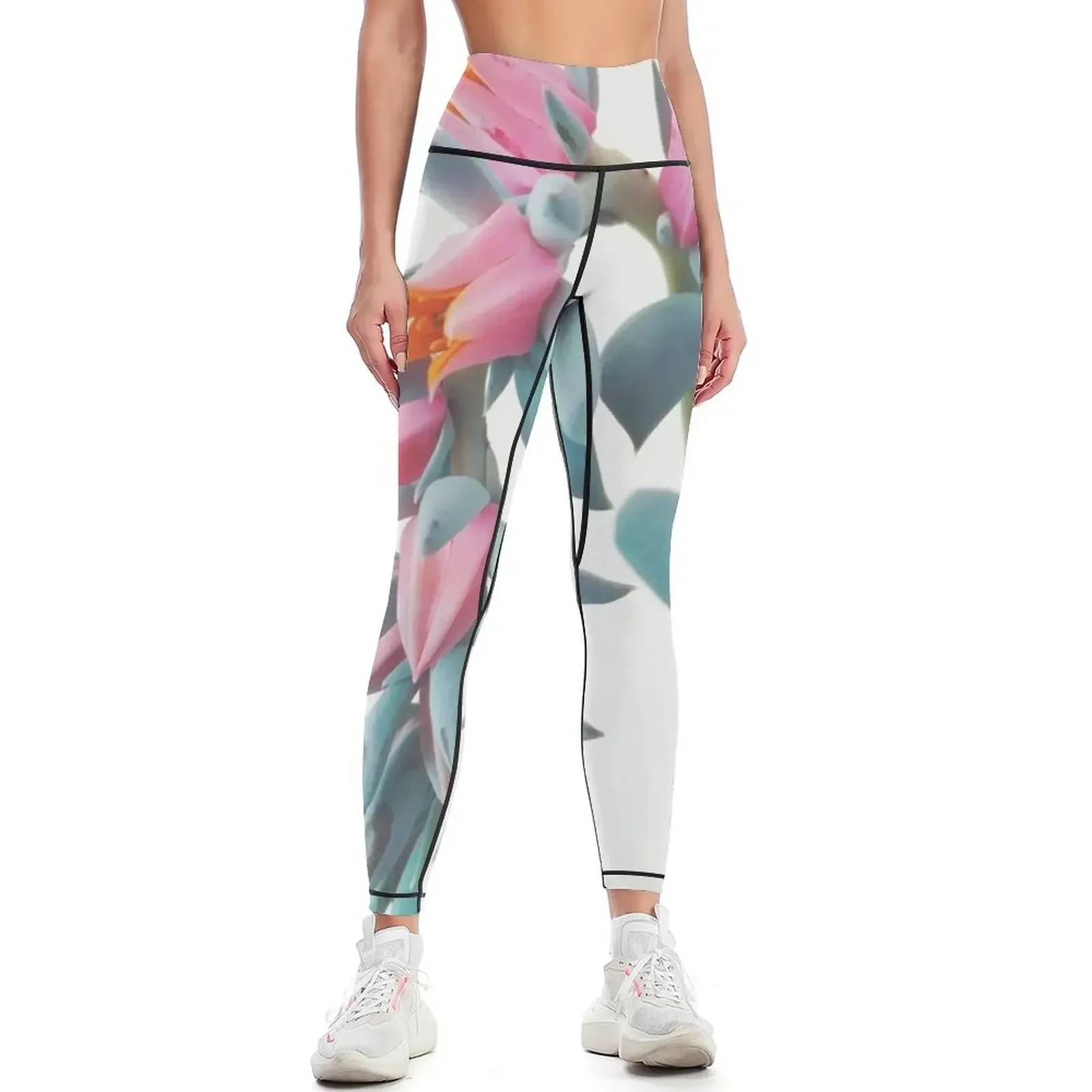 

Succulent Cluster Leggings legging pants raises butt Women's sports Fitness woman high waist Womens Leggings