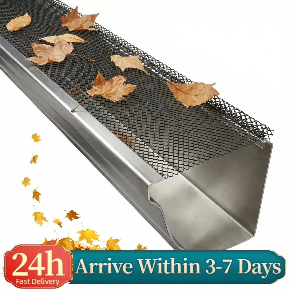 

70 шт. Защитная сетка для водосточных желобов из нержавеющей стали с микросеткой, 6 дюймов x 210 футов, для защиты водостоков от осадочных вод