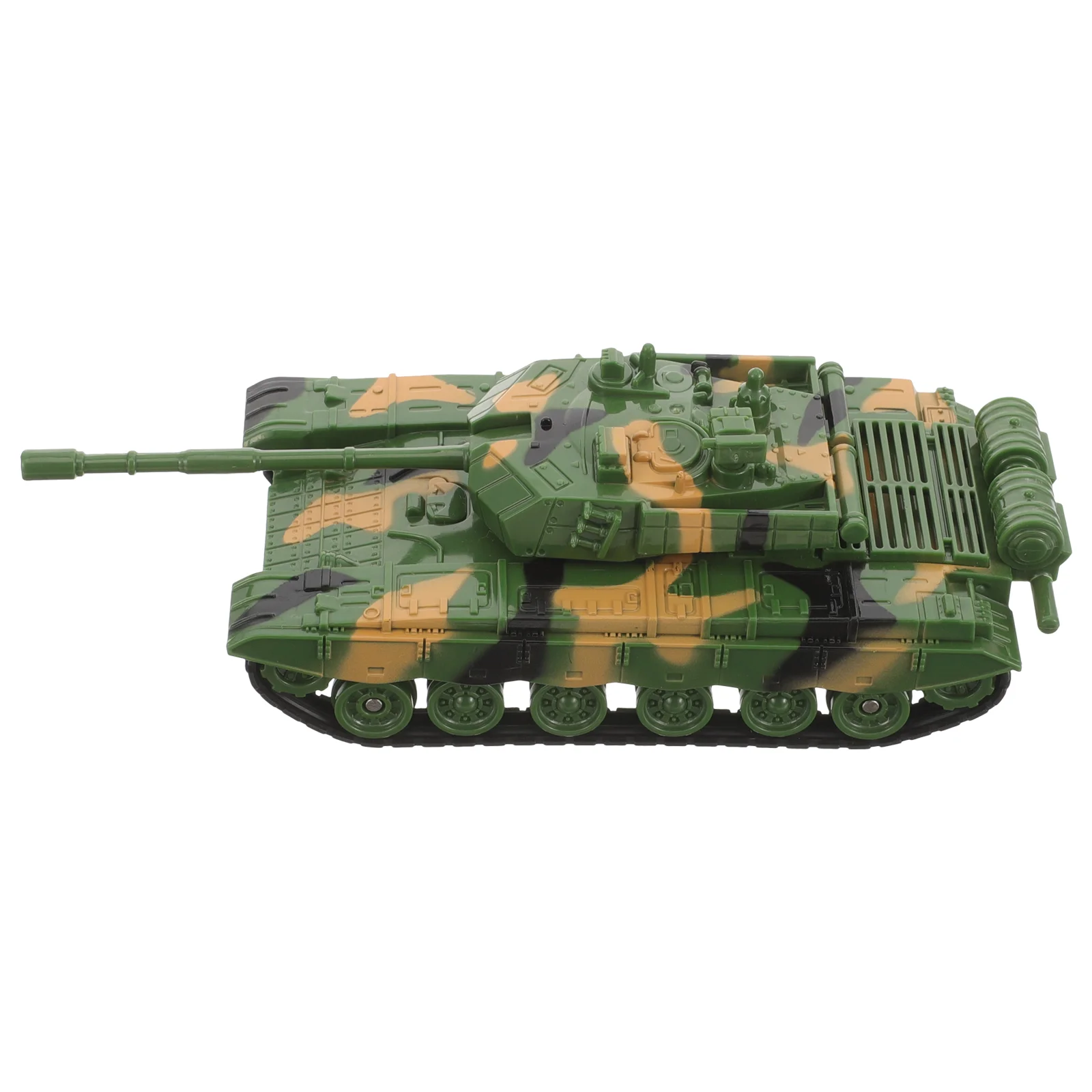 Modelo de tanque de brinquedo de tanque de emulação para crianças (verde camuflado) modelo de brinquedo de tanque