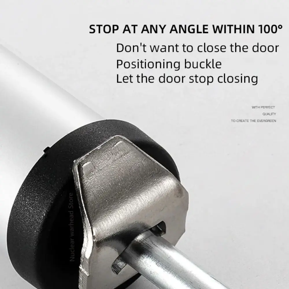 

Silent Buffer Pneumatic Door Closer Automatic Rebound Adjustable Closing Speed Automatic Buffer Durable Anti-Pinch