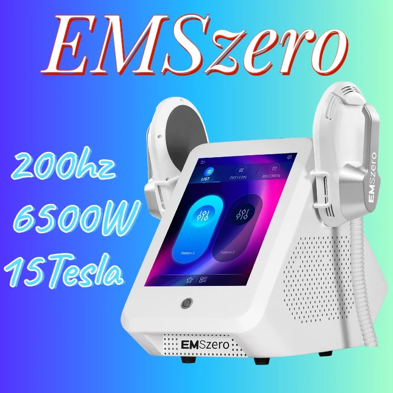 2024 Professional EMSzero Body Muscles Stimulator Portable EM NEO RF 6500W 15Tesla Abdominal Muscle Building Slimming