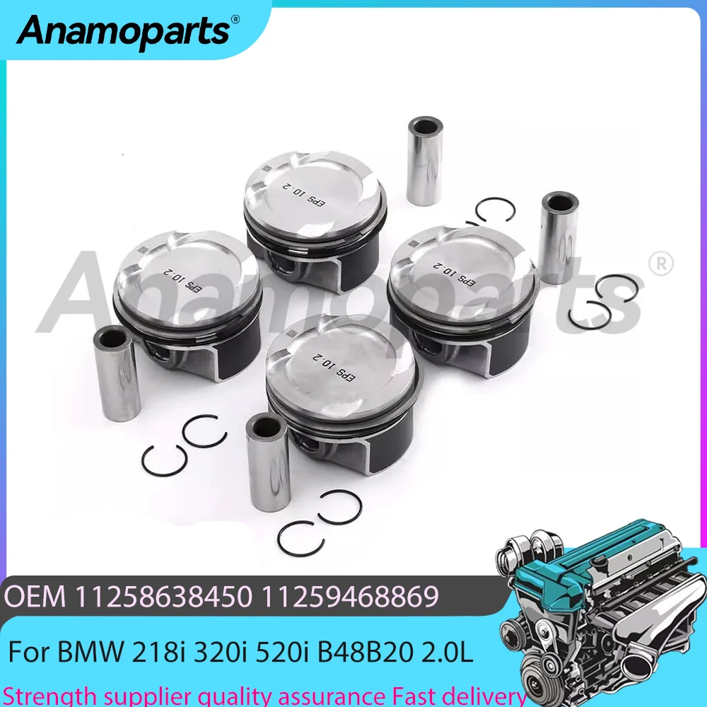 

Engine Parts Piston Rings Kit Fit 2.0 L Gas B48B20 B46 B48 For BMW 120i 218i 320i 520i X3 X4 X5 X6 Z4 2.0L 15-21
