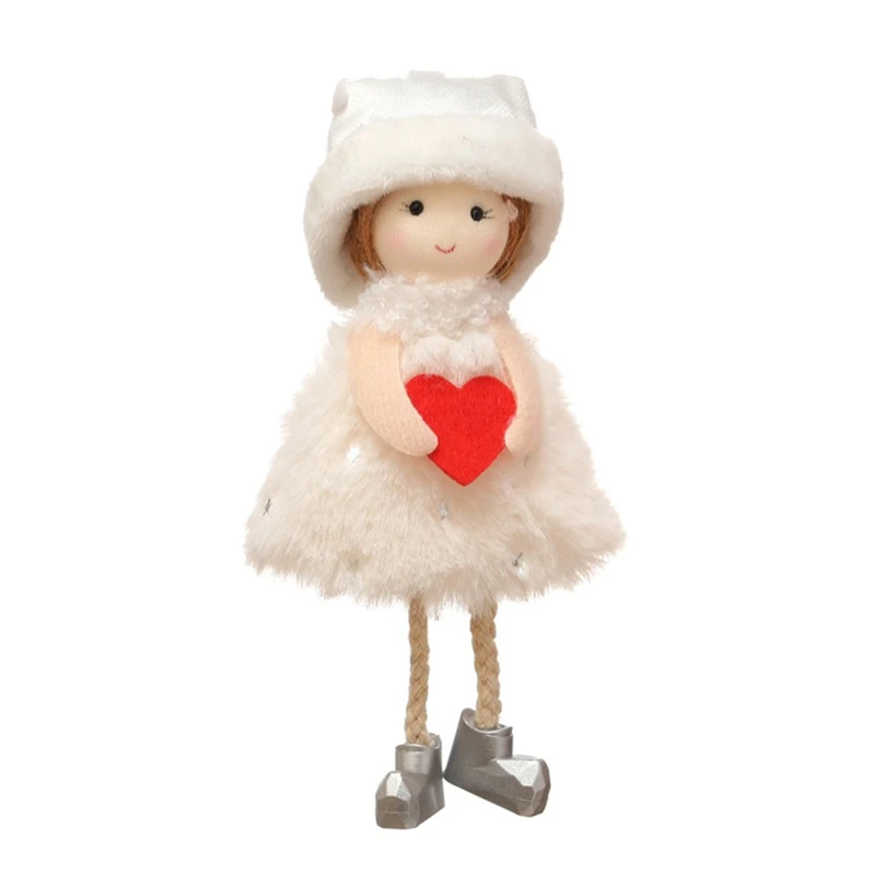 Mother's Day Valentine's Day Red Heart Top Hat Doll Cute Girl Doll High Quality Fabric Mother Holiday Gift Pendant