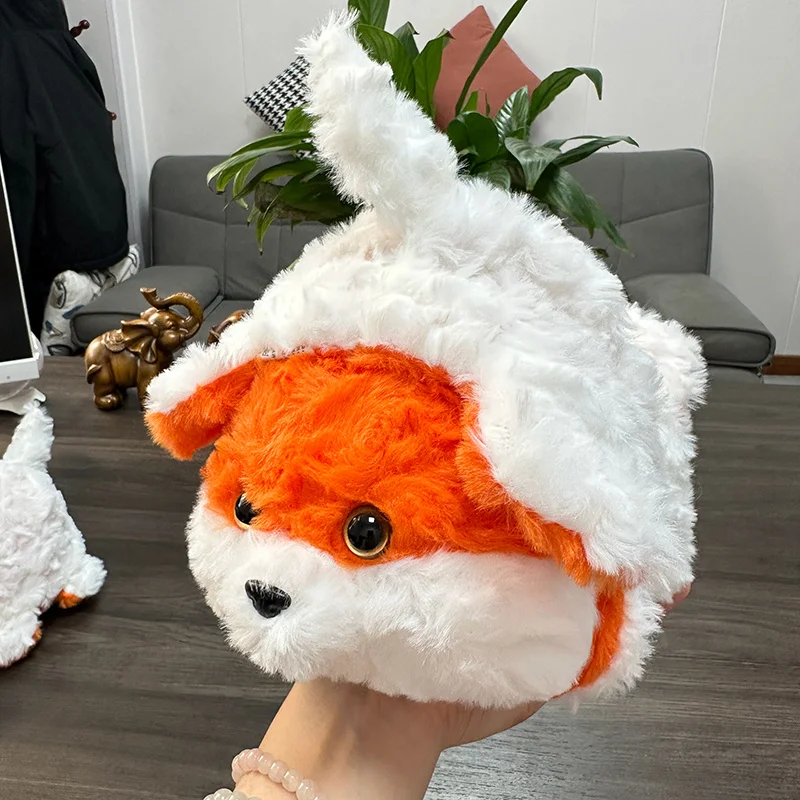 18-48Cm Creatieve Haaienschildpad Verandert In Bijen Knuffels Zacht Knuffeldier Schattig Fluffly Hond Flip Fox Knuffel Kussen Voor Kinderen Geschenken