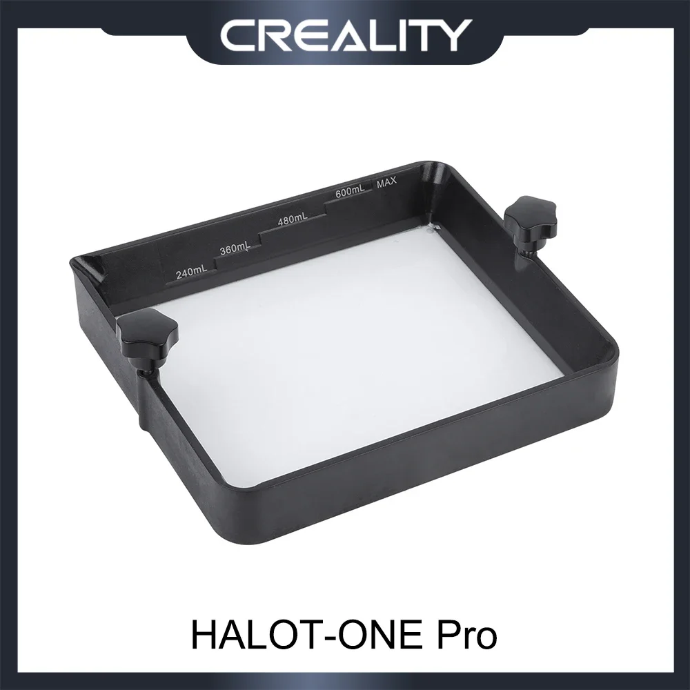 

Creality HALOT-ONE Pro Resin Vat Kit Металлический резервуар FEP Предварительно установленный металлический каркас с легкой очисткой для 3D-принтера HALOT ONE Plus/SKY