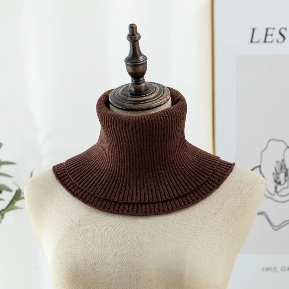 جديد محبوك وشاح دافئ يندبروف بلون وهمية طوق Coldproof منديل الخريف والشتاء #5