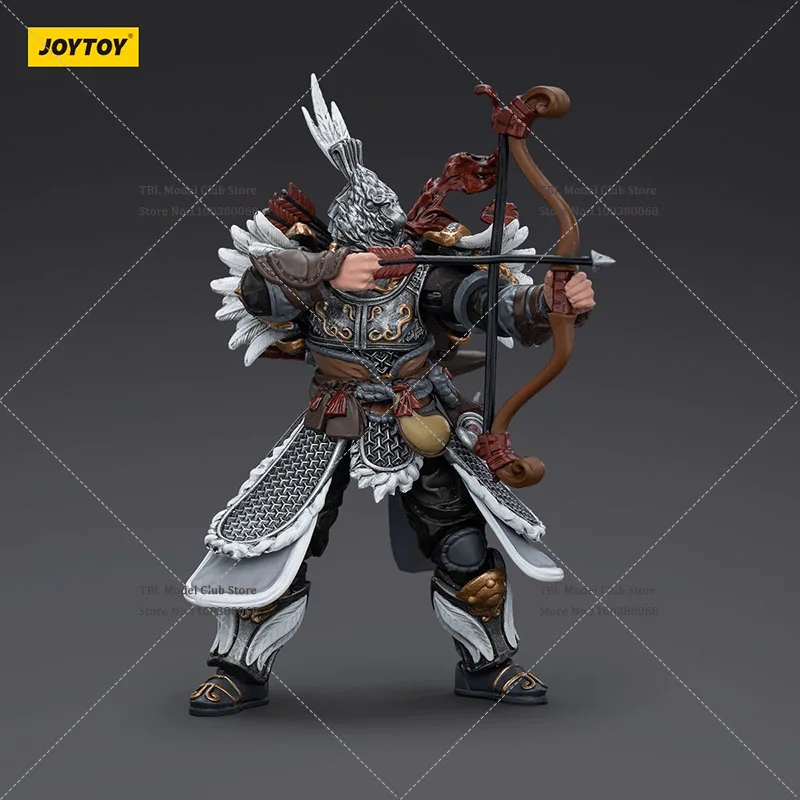 JOYTOY JT5901 1/6 Dark Source JiangHu Northern Hanland Empire White Feather Snowfield Archery Cavalry 10.8cm Action Figure