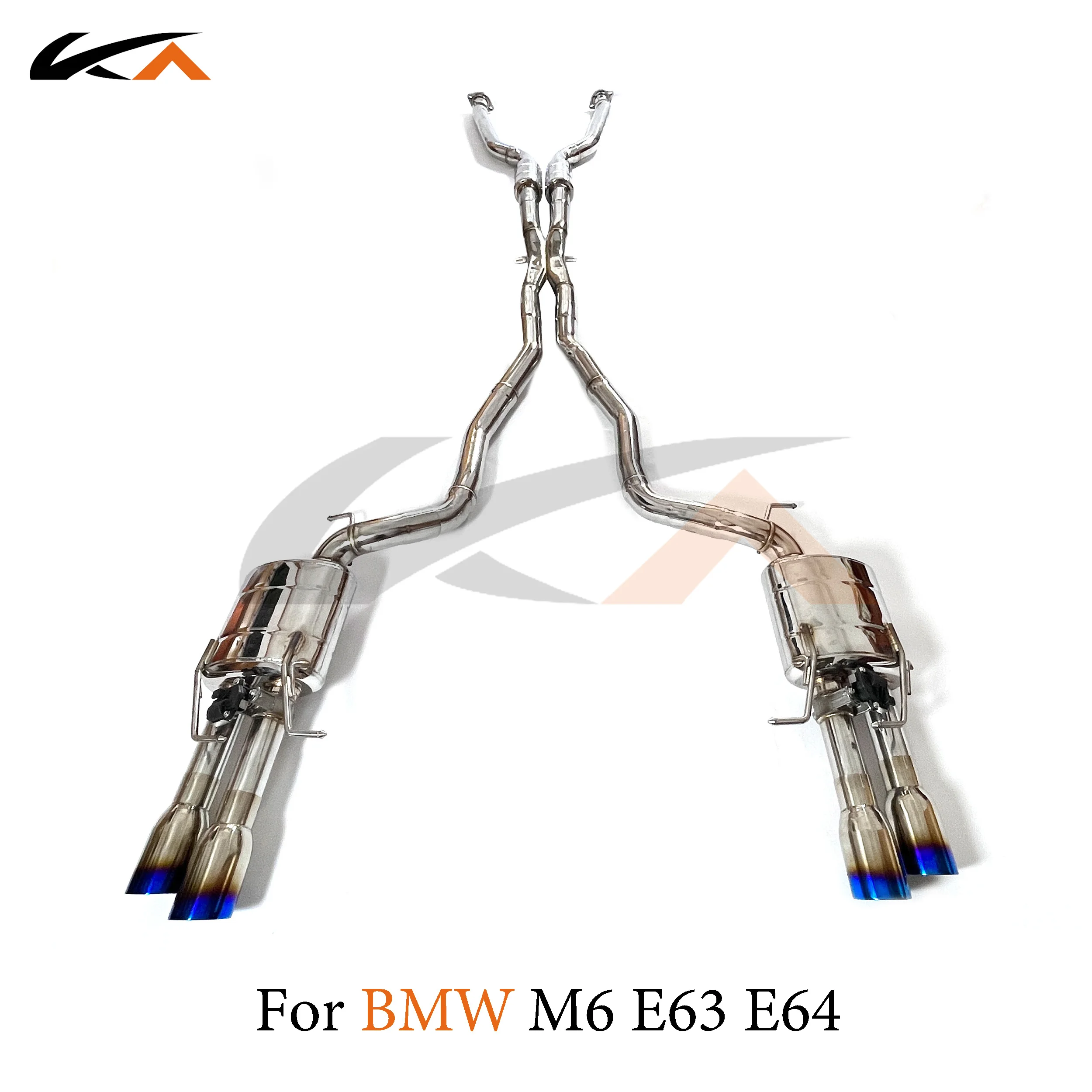 

KA Tuning exhaust system stainless catback for BMW M6 E63 E64 V10 5.0L performance parts with muffler valve car accessories