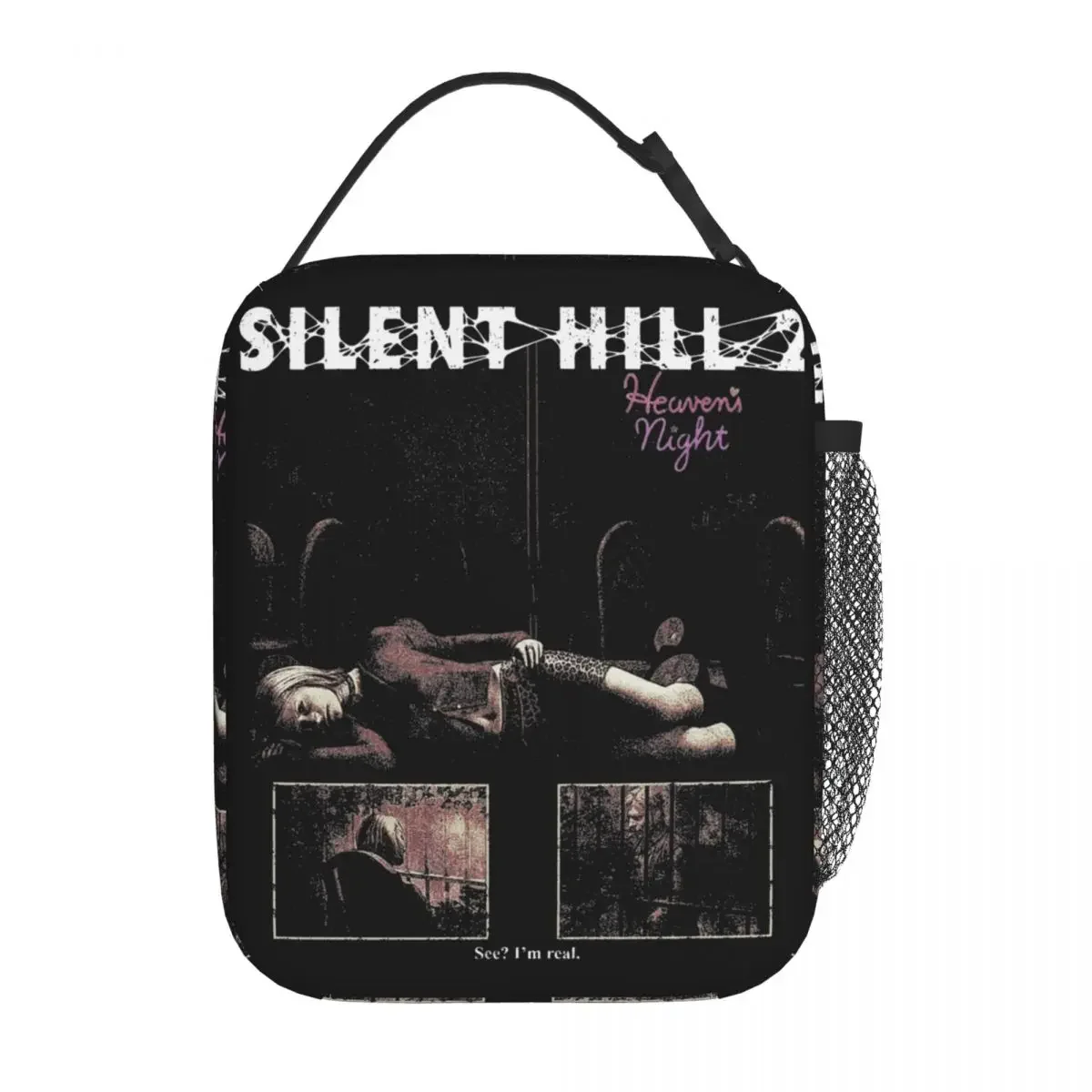 

Silent Hill 2 Horror Games Insulated Lunch Bags SH2 Food Container Bags Portable Thermal Cooler Lunch Boxes For Work