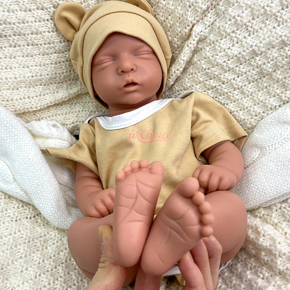 42 cm herboren siliconen babymeisje handgemaakte zachte levensechte waterdichte pasgeboren pop speelgoed voor kinderen aankleden en rollenspel plezier