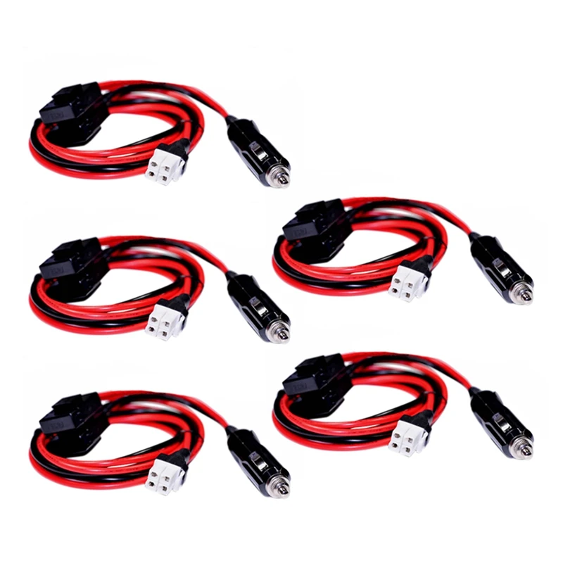 5X Car Cigarette Radio Power Cable For Yaesu FT-450 991 Kenwood TS-480 ICOM IC-7000