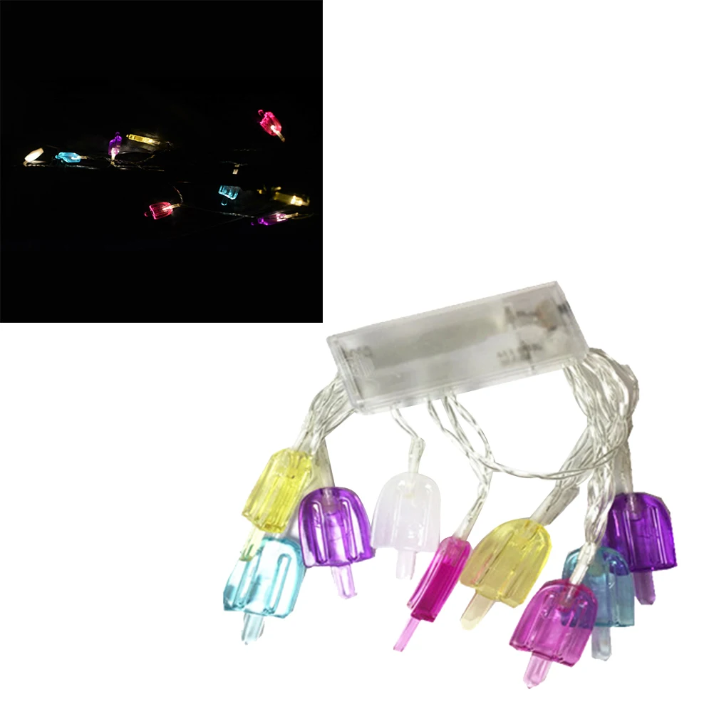 

2M 10 Lights Led Light String Warm White Waterproof Eco-Friendly Safe Christmas Wedding Party Home Decoration Festival Holiday